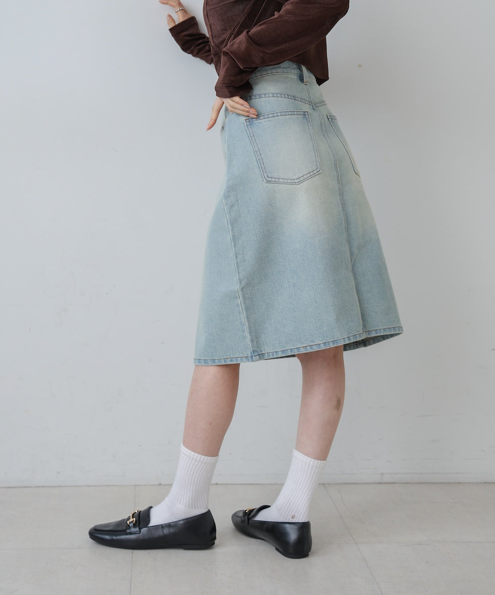 １２ＯＺデニムミディスカート