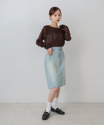 １２ＯＺデニムミディスカート