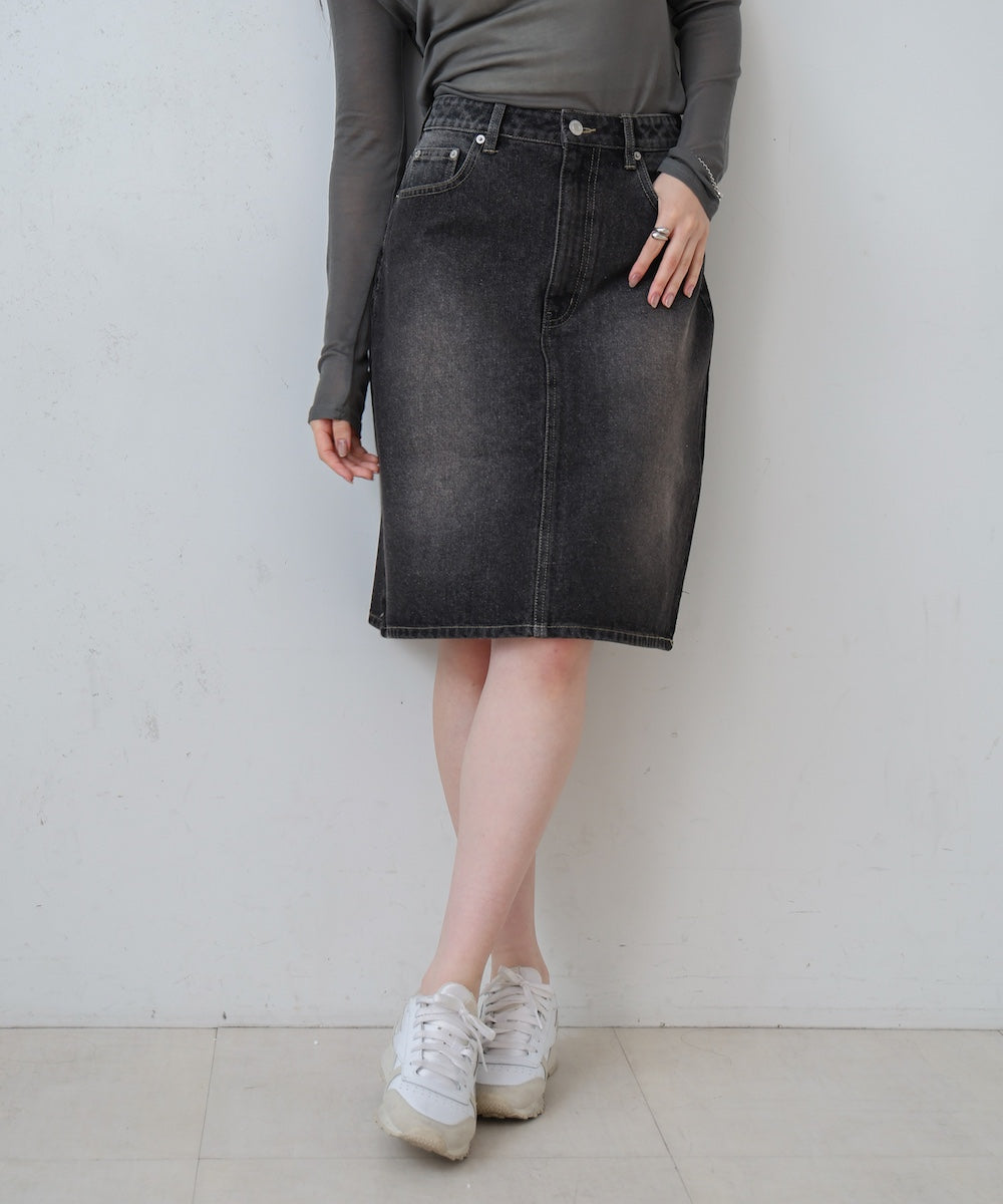 １２ＯＺデニムミディスカート