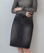 １２ＯＺデニムミディスカート