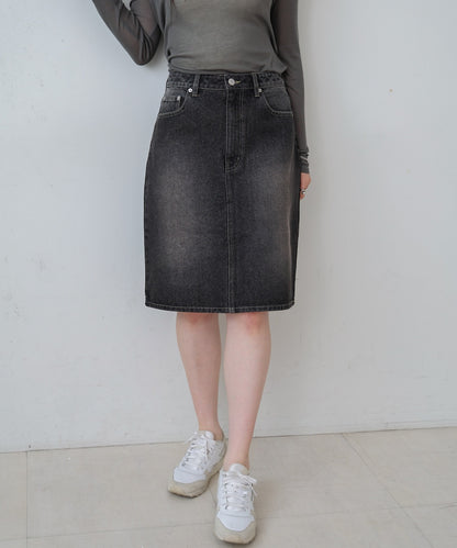 １２ＯＺデニムミディスカート