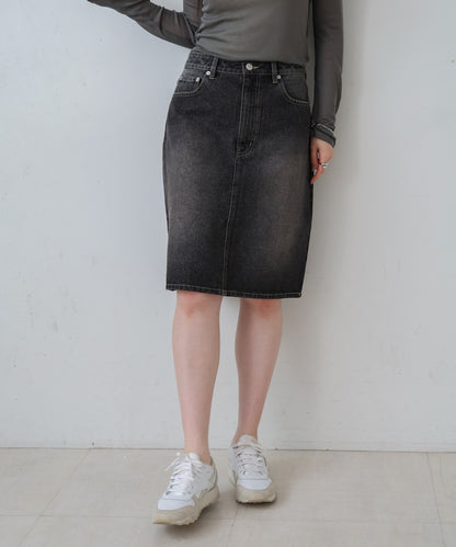 １２ＯＺデニムミディスカート