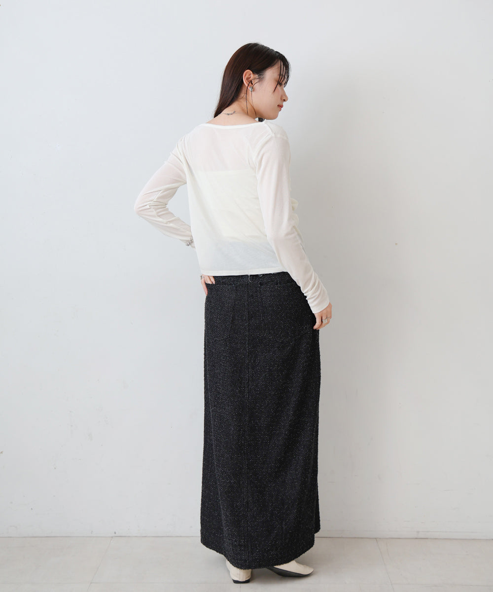 シアーベロアドレーププルオーバー