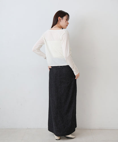 シアーベロアドレーププルオーバー