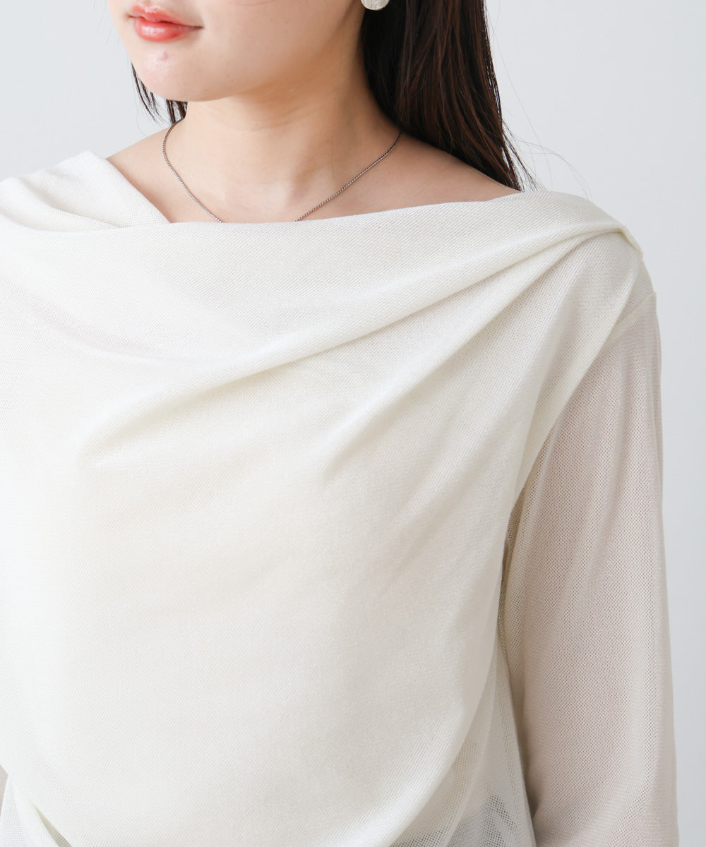 シアーベロアドレーププルオーバー