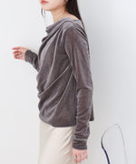 シアーベロアドレーププルオーバー