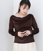 シアーベロアドレーププルオーバー