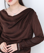 シアーベロアドレーププルオーバー