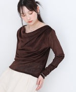 シアーベロアドレーププルオーバー