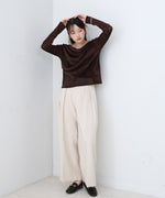 シアーベロアドレーププルオーバー