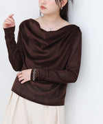 シアーベロアドレーププルオーバー