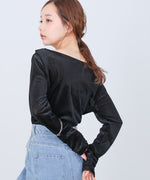 シアーベロアドレーププルオーバー