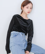 シアーベロアドレーププルオーバー