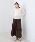 シアーベロアビスチェドッキングプルオーバー