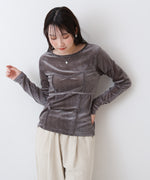 シアーベロアビスチェドッキングプルオーバー