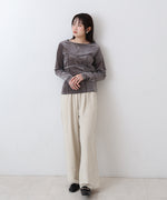 シアーベロアビスチェドッキングプルオーバー