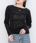 シアーベロアビスチェドッキングプルオーバー