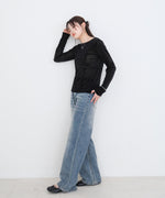 シアーベロアビスチェドッキングプルオーバー