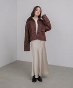 フェイクスエード×コーデュロイショートカバーオール