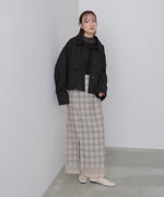 フェイクスエード×コーデュロイショートカバーオール