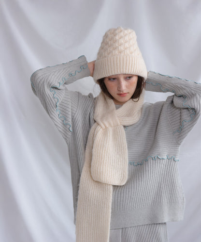 マフラードッキングニットキャップ