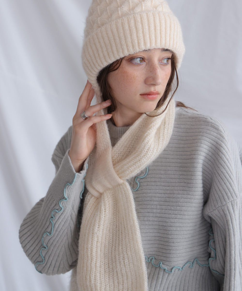 マフラードッキングニットキャップ – Bab