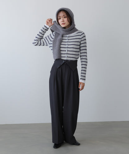 マフラードッキングニットキャップ