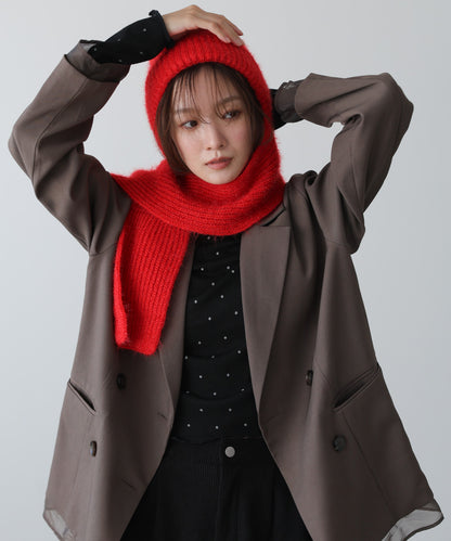 マフラードッキングニットキャップ