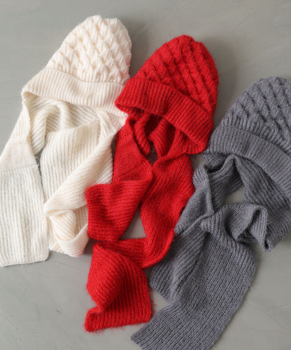 マフラードッキングニットキャップ