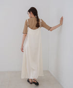 ウェーブメローハーフスリーブリブカットソー