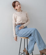 【選べるデザイン】ウェーブメローリブカットソー