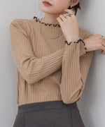 【選べるデザイン】ウェーブメローリブカットソー