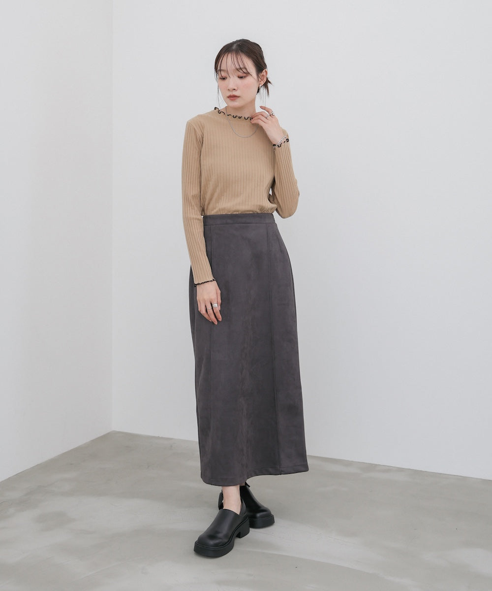 【選べるデザイン】ウェーブメローリブカットソー