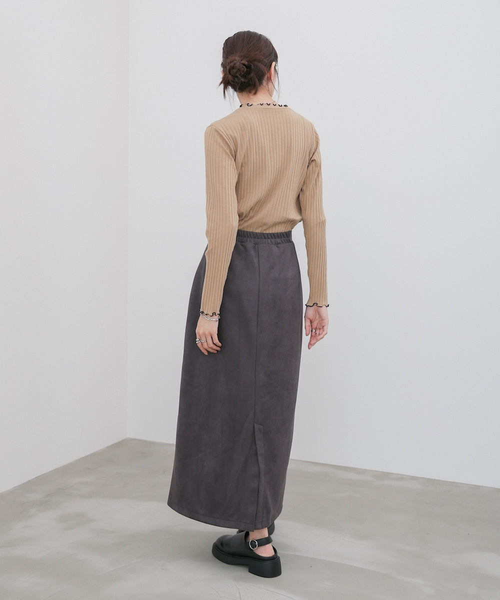 【選べるデザイン】ウェーブメローリブカットソー