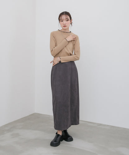 【選べるデザイン】ウェーブメローリブカットソー