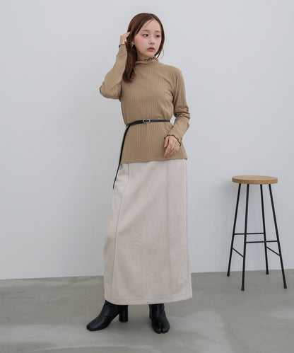 【選べるデザイン】ウェーブメローリブカットソー