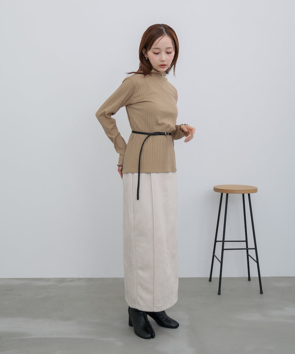 【選べるデザイン】ウェーブメローリブカットソー