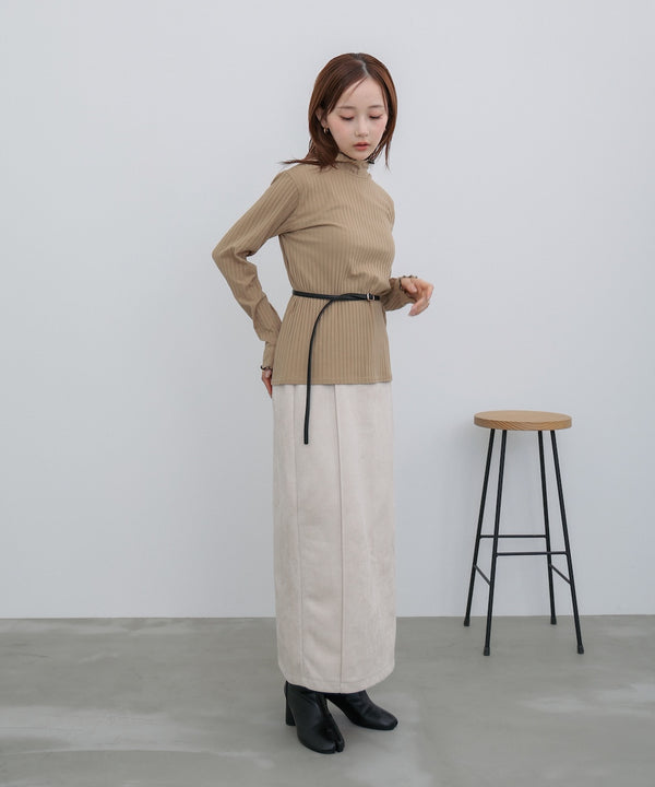 【選べるデザイン】ウェーブメローリブカットソー