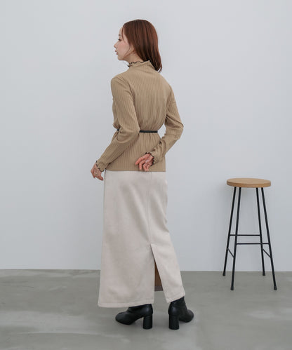 【選べるデザイン】ウェーブメローリブカットソー