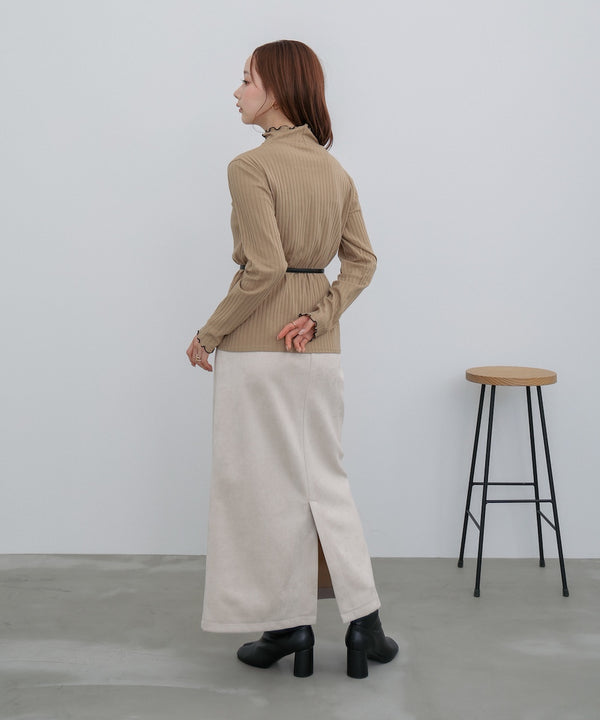 【選べるデザイン】ウェーブメローリブカットソー