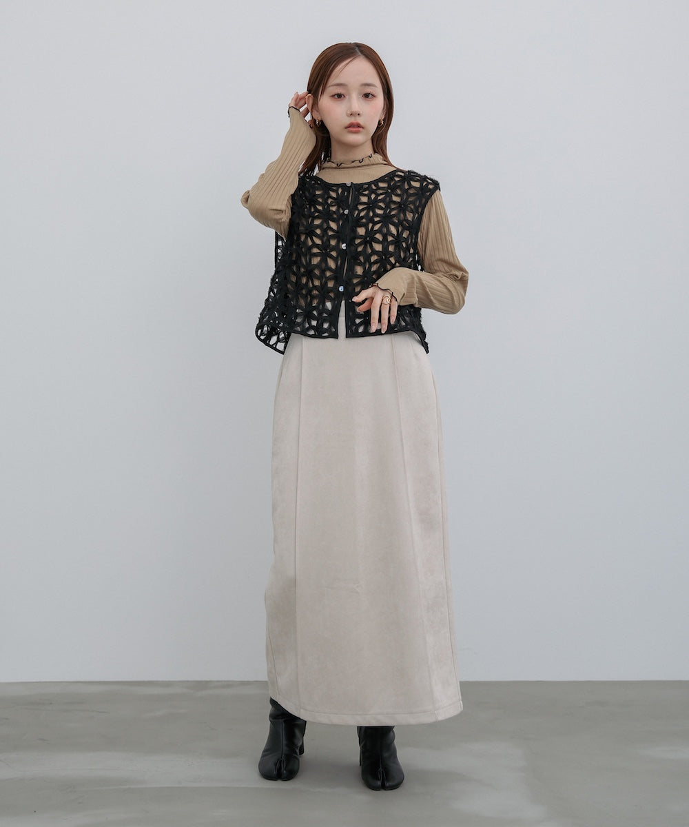 【選べるデザイン】ウェーブメローリブカットソー