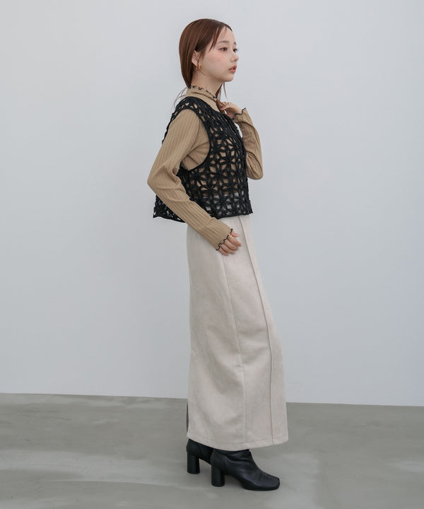 【選べるデザイン】ウェーブメローリブカットソー