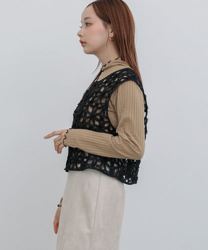 【選べるデザイン】ウェーブメローリブカットソー