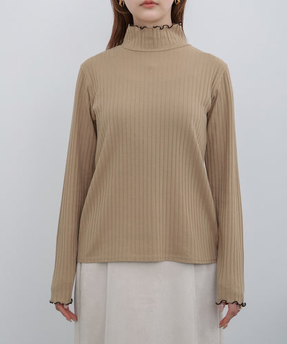 【選べるデザイン】ウェーブメローリブカットソー