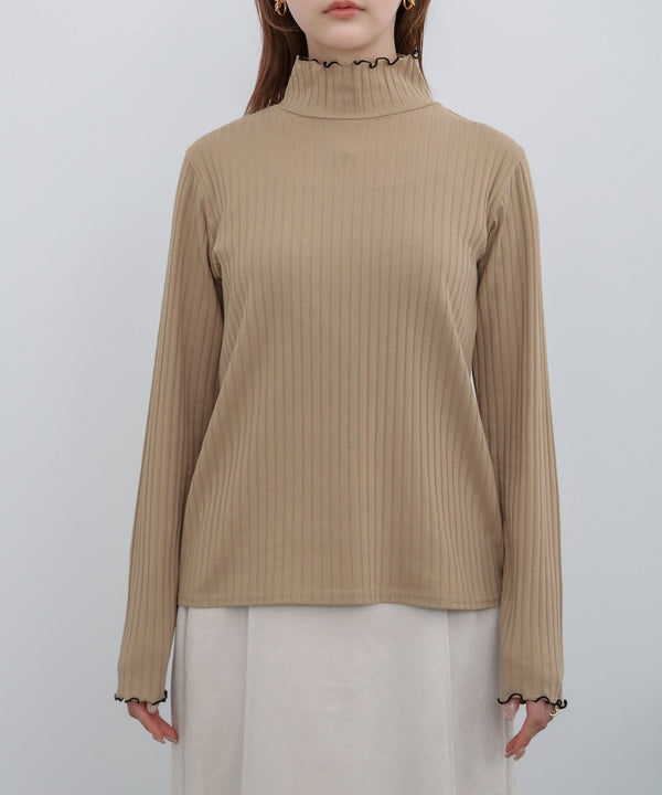 【選べるデザイン】ウェーブメローリブカットソー