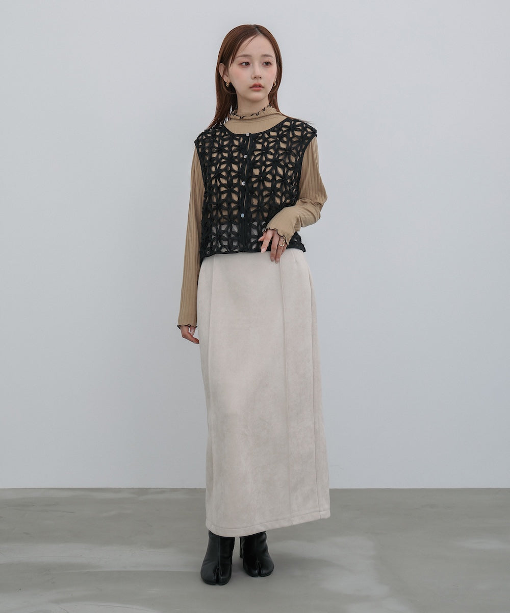 【選べるデザイン】ウェーブメローリブカットソー