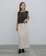 【選べるデザイン】ウェーブメローリブカットソー