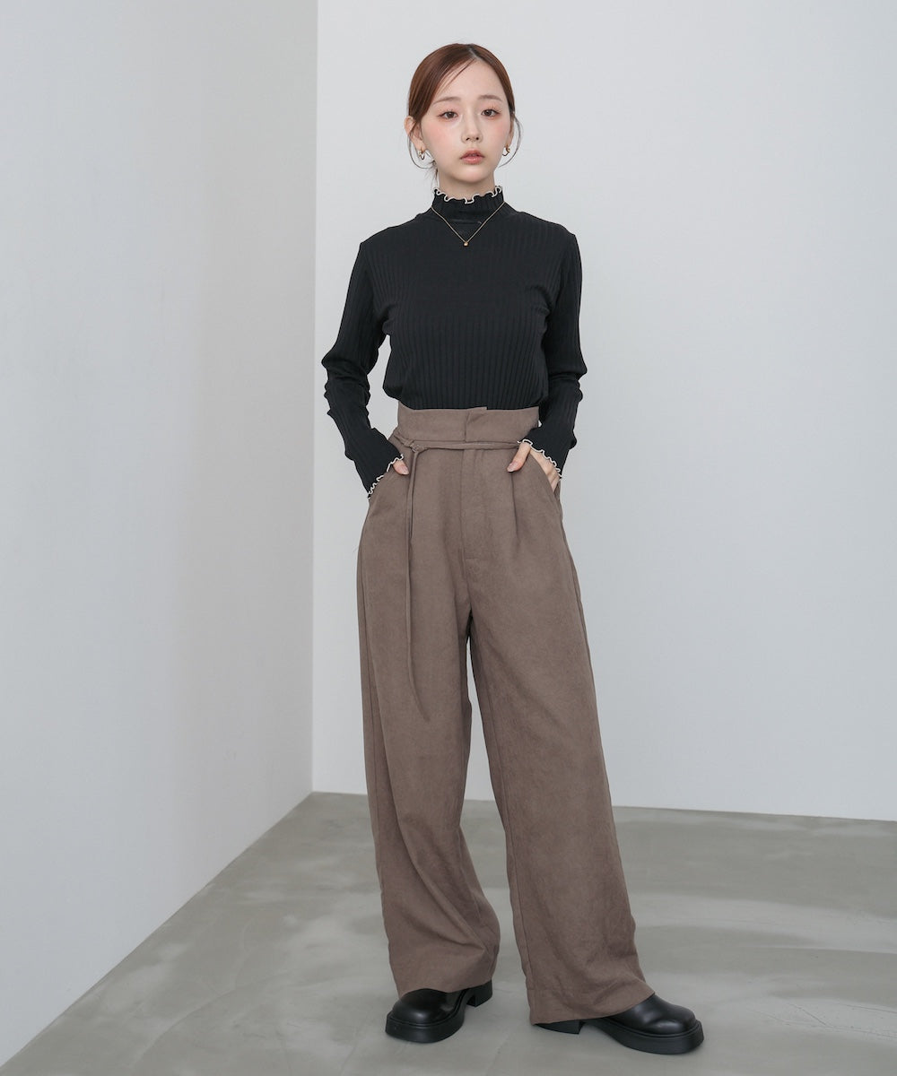 【選べるデザイン】ウェーブメローリブカットソー