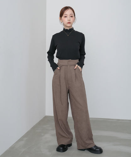 【選べるデザイン】ウェーブメローリブカットソー