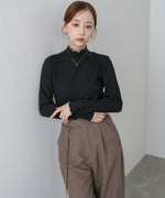 【選べるデザイン】ウェーブメローリブカットソー